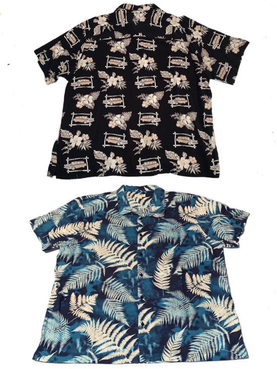 Knights Bridge Other - Hawaiian Tropical Short Sleeve Shirts XL Blue Black Knights Bridge Sun & Stone